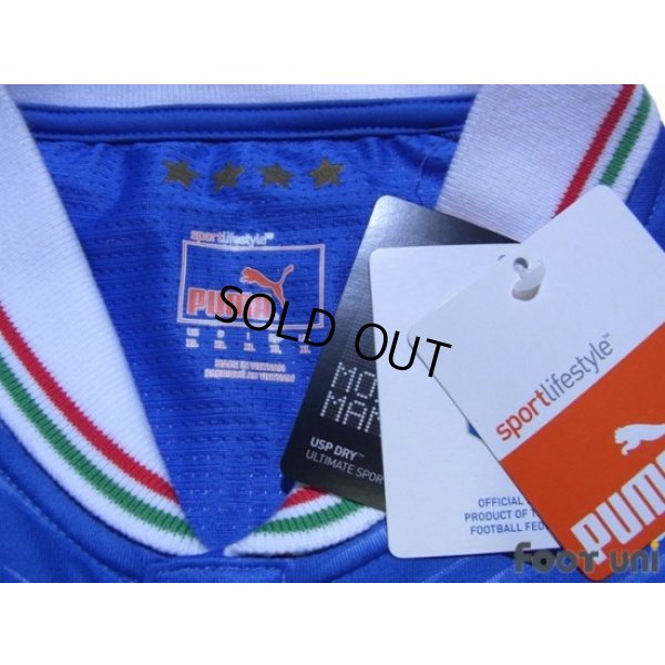 Photo5: Italy Euro 2012 Home Long Sleeve Shirt #9 Balotelli w/tags