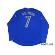 Photo2: Italy 2003 Home Long Sleeve Shirt #10 Del Piero (2)