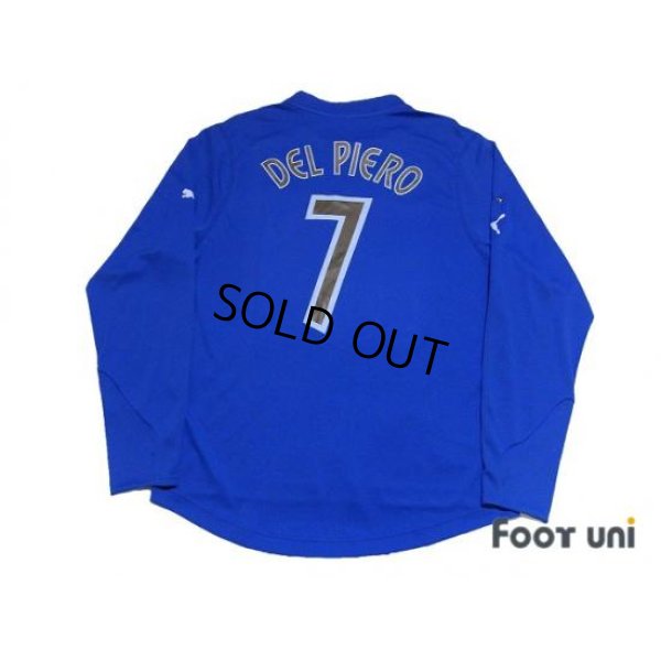 Photo2: Italy 2003 Home Long Sleeve Shirt #10 Del Piero