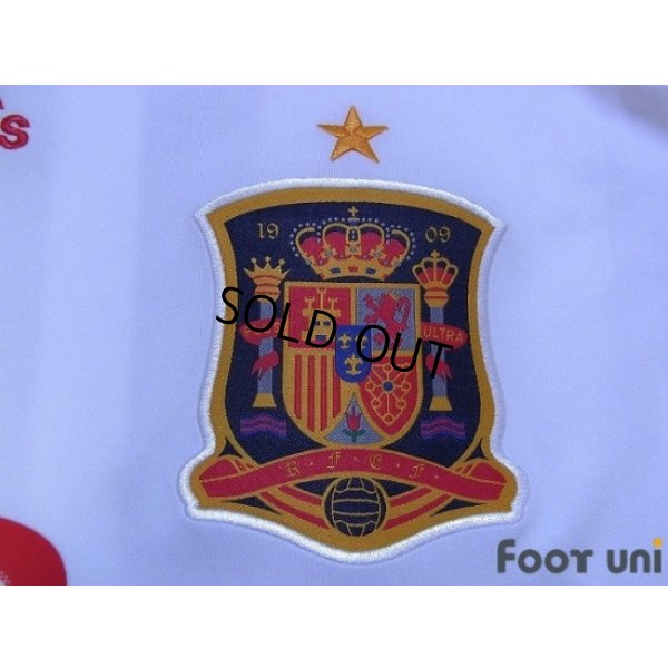 Photo6: Spain 2011 Away Shirt #10 Fabregas 2010 FIFA World Champions Patch w/tags