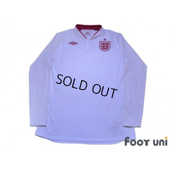 Photo1: England Euro 2012 Home Long Sleeve Shirt
