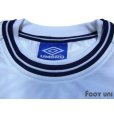Photo5: England Euro 2000 Home Long Sleeve Shirt #7 Beckham UEFA Euro 2000 Patch Fair Play Patch