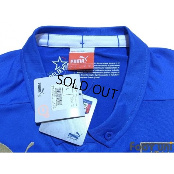 Photo5: Italy 2014 Home Shirt #9 Balotelli