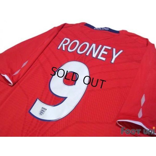 Photo3: England 2008 Away Shirt #9 Rooney w/tags