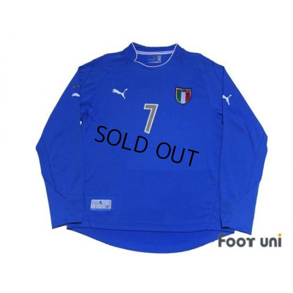 Photo1: Italy 2003 Home Long Sleeve Shirt #10 Del Piero