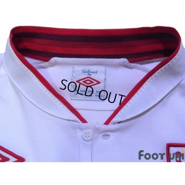 Photo4: England Euro 2012 Home Long Sleeve Shirt