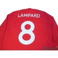 Photo4: England 2010 Away Long Sleeve Shirt #8 Lampard