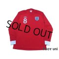 England 2010 Away Long Sleeve Shirt #8 Lampard