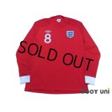 England 2010 Away Long Sleeve Shirt #8 Lampard