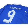 Photo4: Italy Euro 2012 Home Long Sleeve Shirt #9 Balotelli w/tags