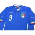 Photo3: Italy 2014 Home Shirt #9 Balotelli