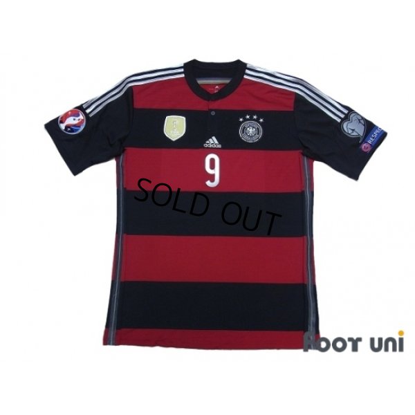 Photo1: Germany 2015 Away Shirt #9 Schurrle