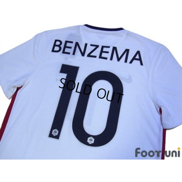 Photo4: France 2015 Away Shirt #10 Benzema w/tags