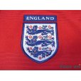 Photo6: England Euro 2000 Away Long Sleeve Shirt #7 Beckham UEFA Euro 2000 Patch Fair Play Patch