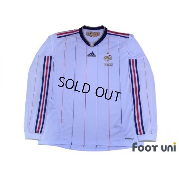 Photo1: France 2010 Away Authentic Long Sleeve Shirt