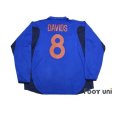 Photo2: Netherlands Euro 2000 Away Long Sleeve Shirt #8 Davids (2)