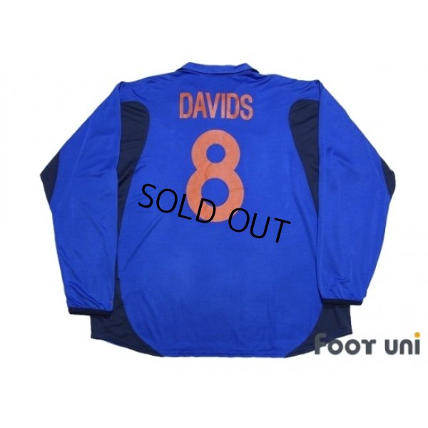 Photo2: Netherlands Euro 2000 Away Long Sleeve Shirt #8 Davids