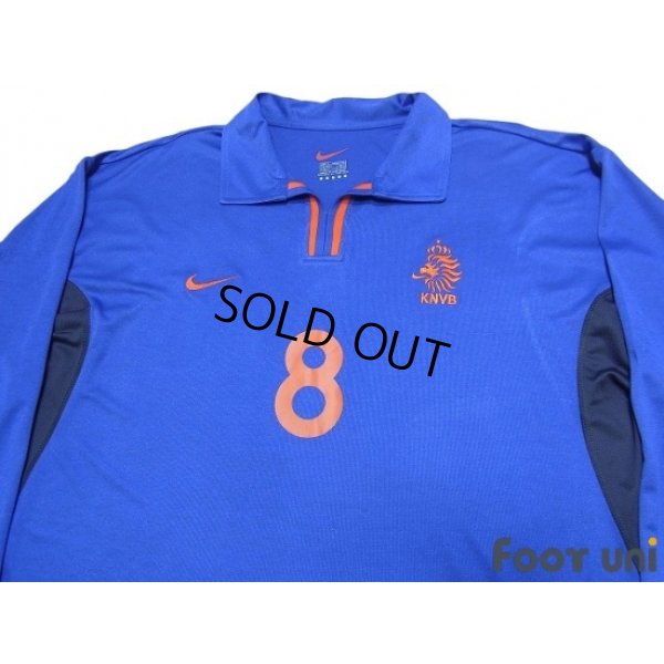 Photo3: Netherlands Euro 2000 Away Long Sleeve Shirt #8 Davids