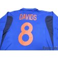 Photo4: Netherlands Euro 2000 Away Long Sleeve Shirt #8 Davids