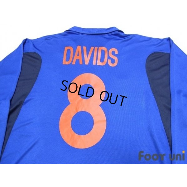 Photo4: Netherlands Euro 2000 Away Long Sleeve Shirt #8 Davids