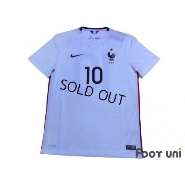 Photo1: France 2015 Away Shirt #10 Benzema w/tags