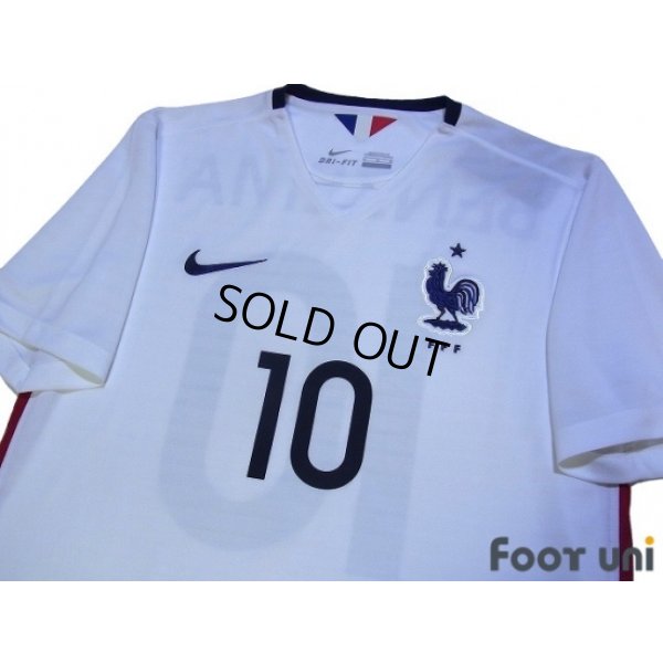 Photo3: France 2015 Away Shirt #10 Benzema w/tags