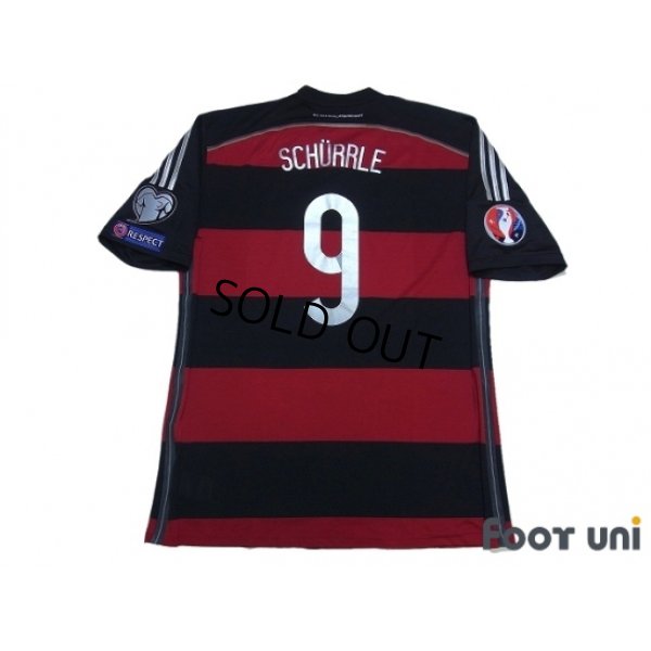 Photo2: Germany 2015 Away Shirt #9 Schurrle