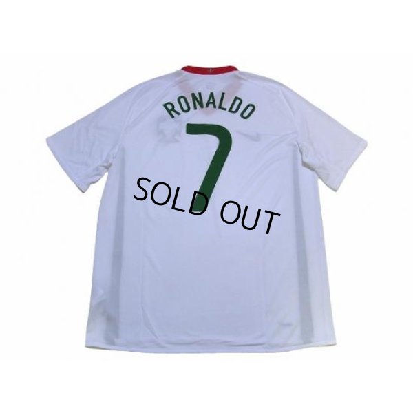 Photo2: Portugal Euro 2008 Away Shirt #7 Ronaldo