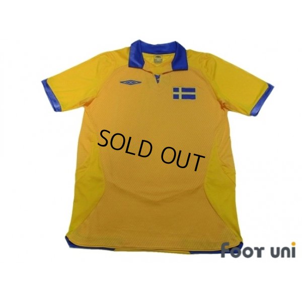 Photo1: Sweden 2008 Home Shirt