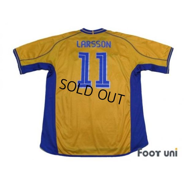 Photo2: Sweden Euro 2004 Home Shirt #11 Larsson