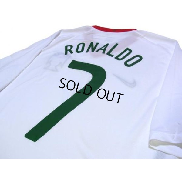 Photo4: Portugal Euro 2008 Away Shirt #7 Ronaldo