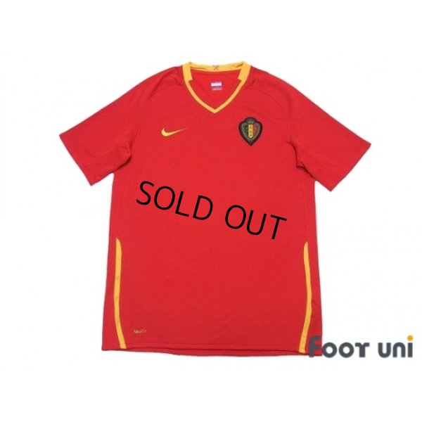 Photo1: Belgium 2008 Home Shirt