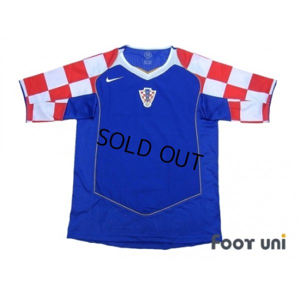 Photo1: Croatia Euro 2004 Away Shirt
