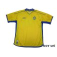 Photo1: Sweden Euro 2004 Home Shirt (1)