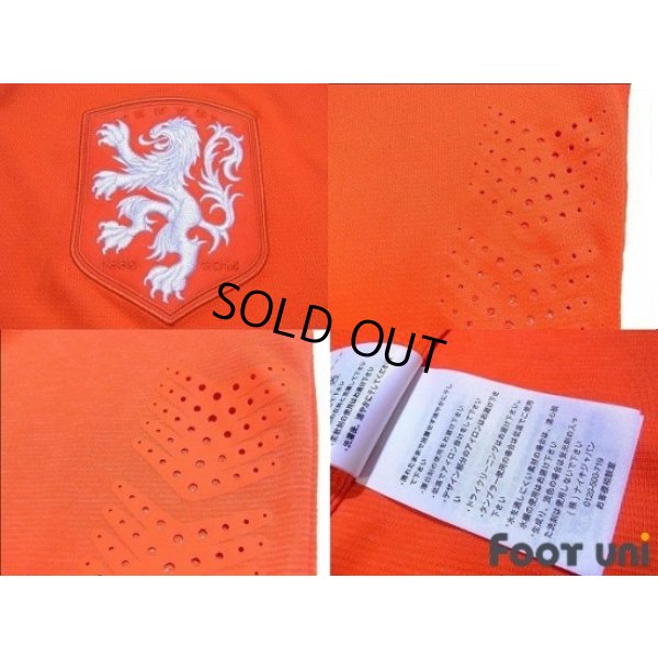 Photo6: Netherlands 2014 Home Authentic Shirt and Shorts Set
