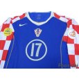 Photo3: Croatia Euro 2004 Away Authentic Long Sleeve Shirt #17 Klasnic UEFA Euro 2004 Patch / Badge Fair Play Patch / Badge