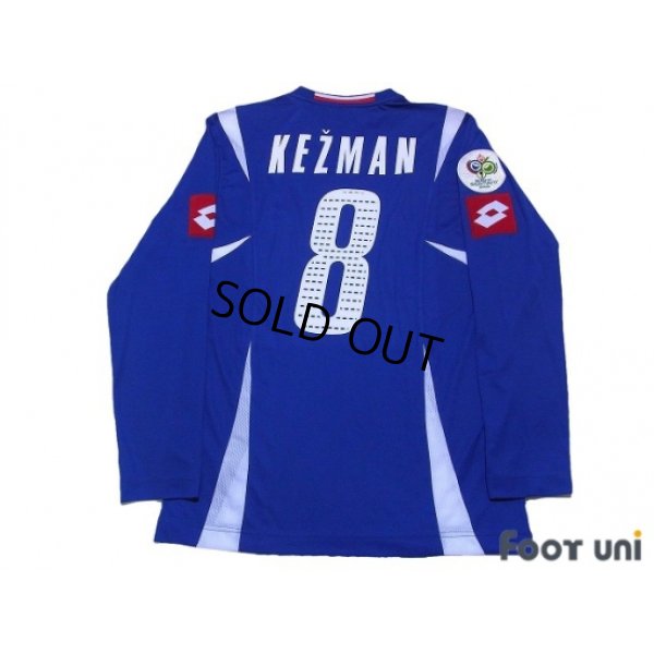 Photo2: Serbia Montenegro 2006 Home Authentic Long Sleeve Shirt #8 kezman w/tags