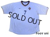 Portugal 2000 Away Shirt #7 Figo