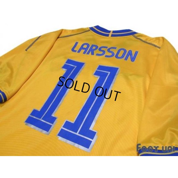 Photo3: Sweden Euro 2004 Home Shirt #11 Larsson