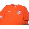 Photo4: Netherlands 2014 Home Authentic Shirt and Shorts Set