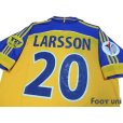 Photo4: Sweden Euro 2000 Home Shirt #20 Lasson UEFA Euro 2000 Patch/Badge Fair Play Patch/Badge