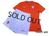 Netherlands 2014 Home Authentic Shirt and Shorts Set