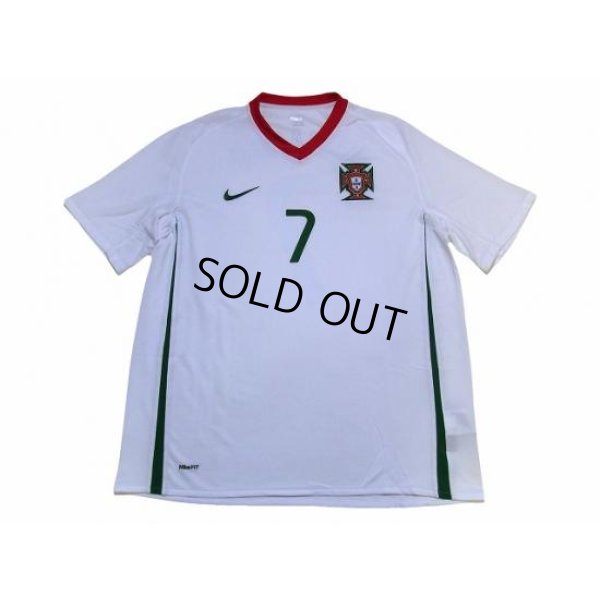 Photo1: Portugal Euro 2008 Away Shirt #7 Ronaldo