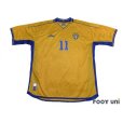 Photo1: Sweden Euro 2004 Home Shirt #11 Larsson (1)