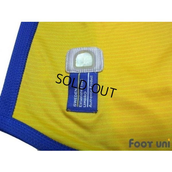 Photo6: Sweden Euro 2004 Home Shirt
