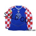 Croatia Euro 2004 Away Authentic Long Sleeve Shirt #17 Klasnic UEFA Euro 2004 Patch / Badge Fair Play Patch / Badge