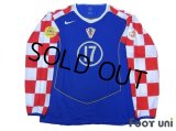 Croatia Euro 2004 Away Authentic Long Sleeve Shirt #17 Klasnic UEFA Euro 2004 Patch / Badge Fair Play Patch / Badge