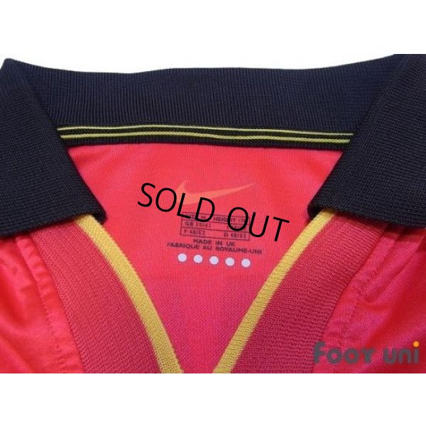 Photo5: Belgium 1999-2000 Home Shirt #7 Wilmots