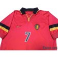 Photo3: Belgium 1999-2000 Home Shirt #7 Wilmots