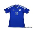 Photo1: Bosnia and Herzegovina 2014 Home Authentic Shirt #10 Osim (1)